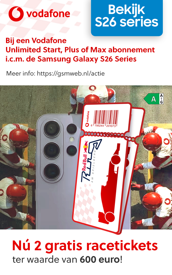 Vodafone racetickets samsung s26